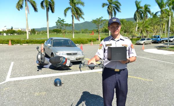 花蓮出動空拍機協助車禍蒐證　確保員警安全效率更高