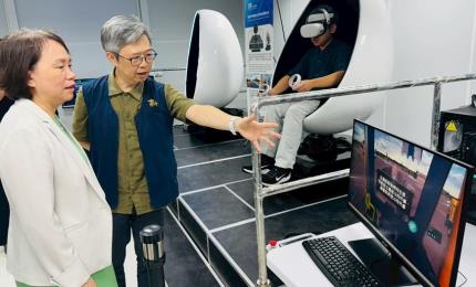 強化勞工工安意識，南科與職安署於嘉義園區打造XR場域訓練基地