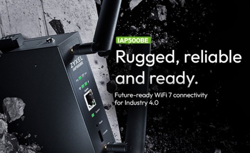Zyxel推出首款工業級WiFi 7無線基地台，加速企業邁向工業4.0轉型