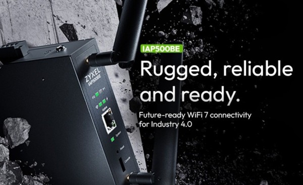 Zyxel推出首款工業級WiFi 7無線基地台，加速企業邁向工業4.0轉型