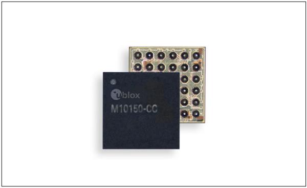 u-blox 推出新型超低功耗GNSS晶片UBX-M10150-CC，為精巧型穿戴裝置帶來重大變革