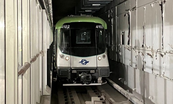 捷運萬大線主線測試再邁新里程碑，電聯車正式進入動態測試階段