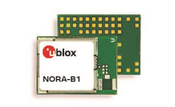 u-blox推出最新藍牙模組NORA-B1　為短距離無線應用帶來先進＆安全功能