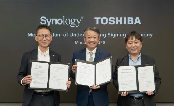 Synology與Toshiba簽訂合作備忘錄，加深策略合作夥伴關係