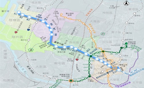 台中捷運藍線打造高可靠度供電系統、多重備援、智慧監控守護行車安全