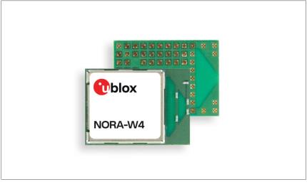 u-blox 推出適用於大眾市場的多功能Wi-Fi 6模組NORA-W4