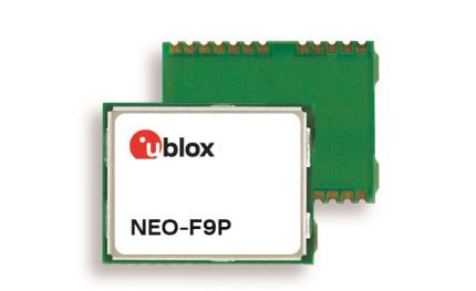 u-blox 新推兩款基於F9平台的高精準度GNSS定位模組