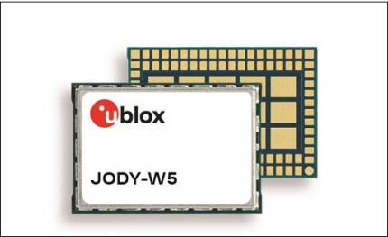 u-blox推出新款雙頻 Wi-Fi 6 和雙模藍牙 5.3 模組JODY-W5