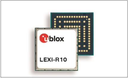 u-blox 推出最小的單模 LTE Cat 1bis IoT模組LEXI-R10