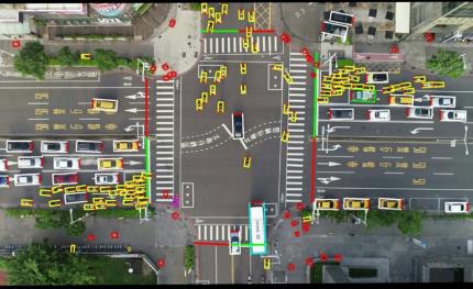 UAV空拍+AI影像辨識　協助地方守護路口安全