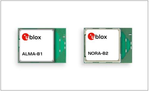 u-blox新推兩款內建最新Nordic藍牙晶片的精巧型模組ALMA-B1和NORA-B2
