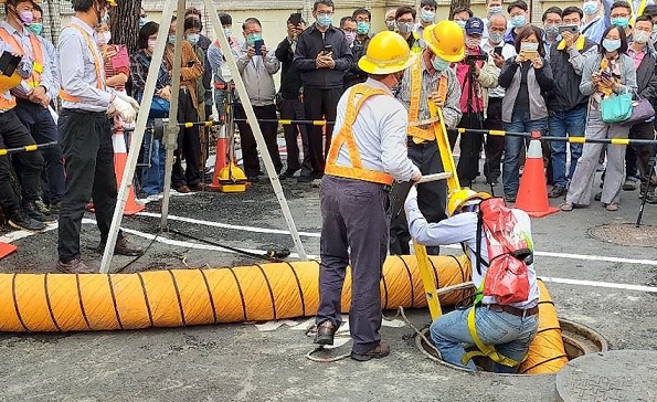 高雄局限空間作業管理系統上線　遠端監控防災更給力