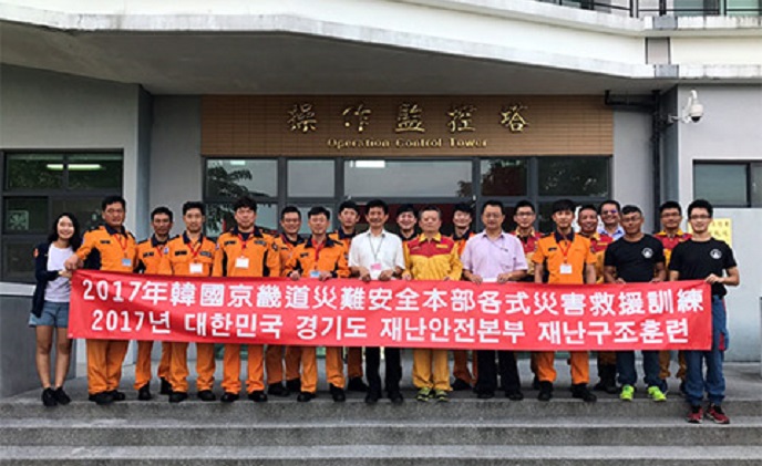 強化國際交流　韓國優秀消防人員來臺受訓