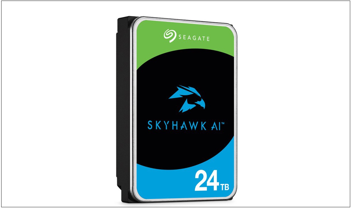 Seagate推出SkyHawk AI 24TB硬碟，因應多樣化監控環境大量資料需求