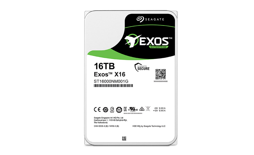 希捷推出業界首款企業級Exos 16TB硬碟