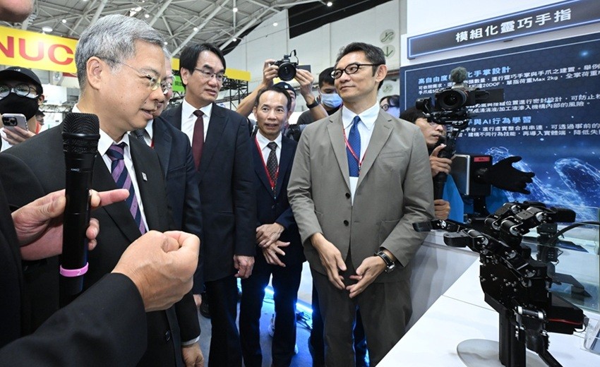 技術司於TAIROS發表16項創新技術，聚焦AI仿生、服務、工業型應用