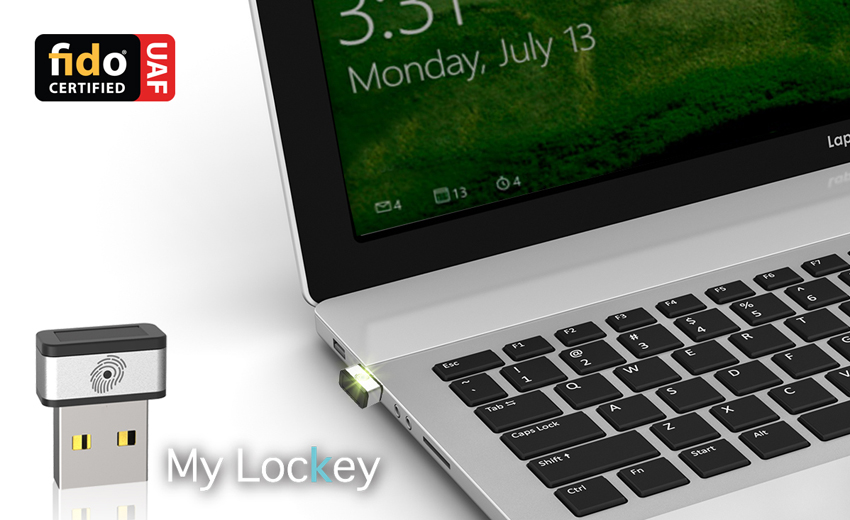 PQI「My Lockey」獲Microsoft授權認證　微型指紋鎖2月中旬開賣