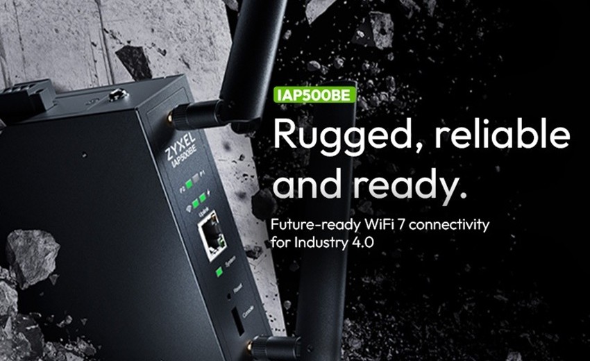 Zyxel推出首款工業級WiFi 7無線基地台，加速企業邁向工業4.0轉型