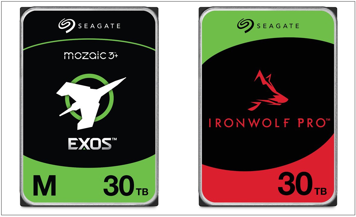 Seagate出貨30TB硬碟，滿足全球資料中心AI儲存激增需求