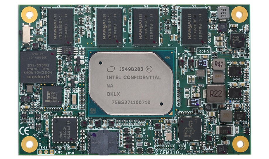 艾訊發表工業級COM Express Type 10電腦模組　擁有低功耗、高繪圖效能