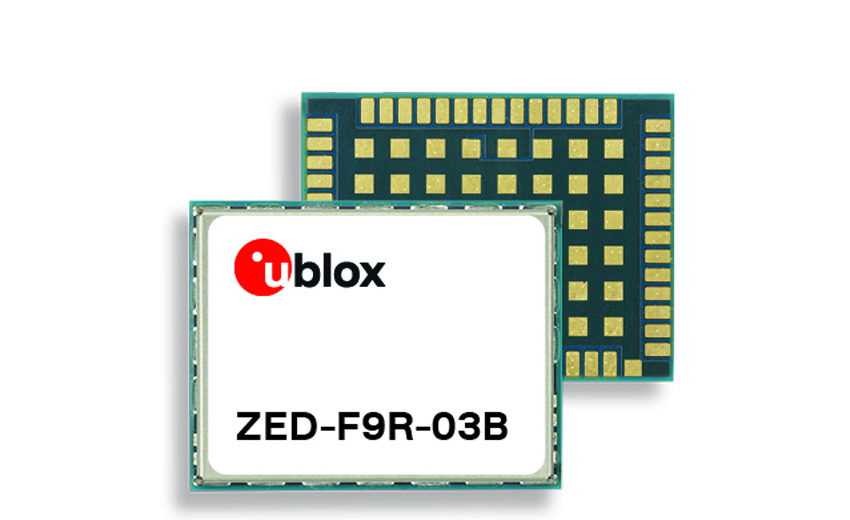 u-blox推出ZED-F9R韌體更新　為公分級定位應用帶來更高的擴充性