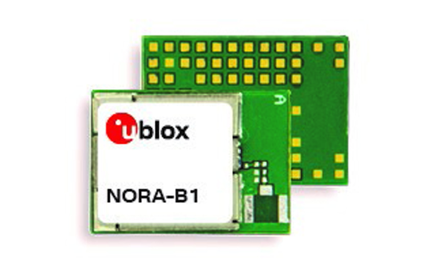 u-blox推出最新藍牙模組NORA-B1　為短距離無線應用帶來先進＆安全功能