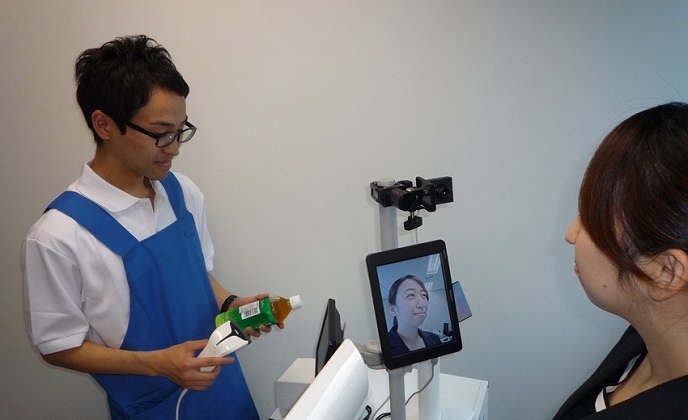 NEC在東京總公司進行「人臉支付」實證實驗