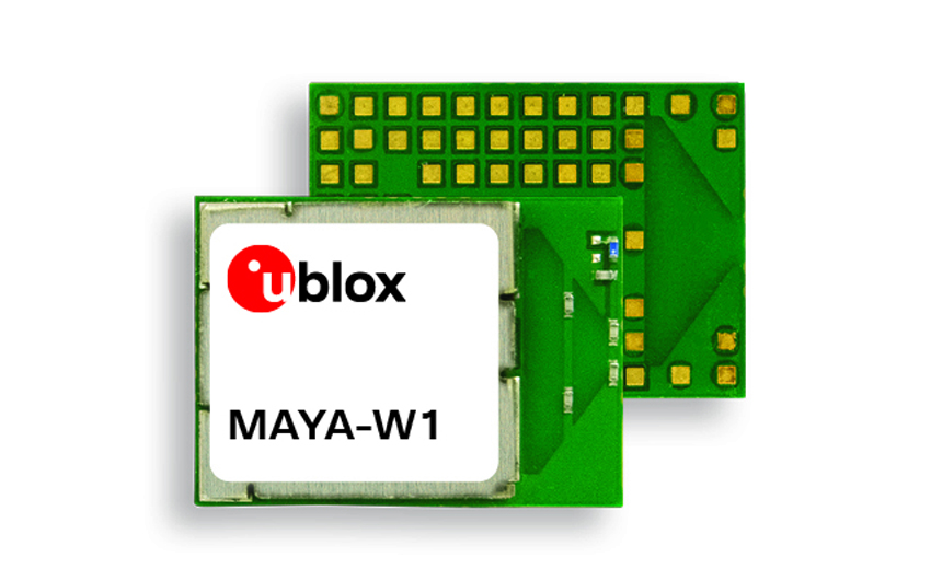 u-blox新款MAYA-W1模組重磅出擊　加速雙頻Wi-Fi 4和Bluetooth 5組合應用開發  