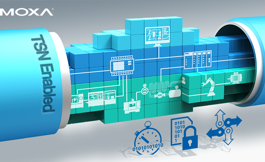 Moxa支持將TSN現場級通訊納入OPC UA倡議