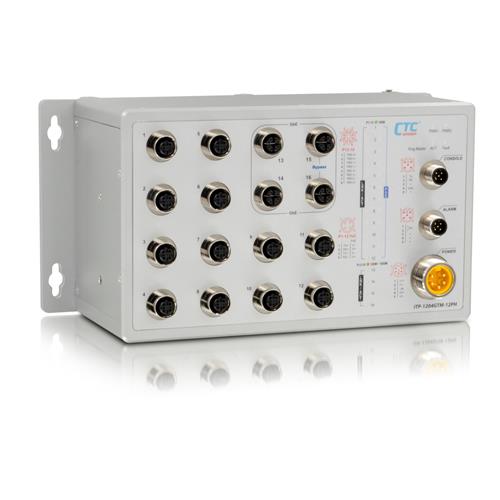 EN50155 網管型 PoE 交換機 - ITP-1204GTM-12PH
