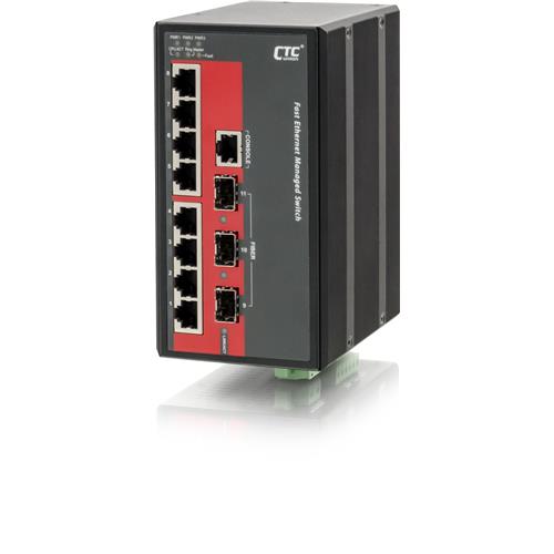 IEC 61850-3 網管型 FE 交換機 - IPS-803GSM