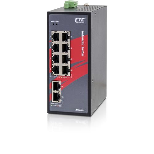 通過 E-Mark 認證的 FE 交換機 - IVS-802GT