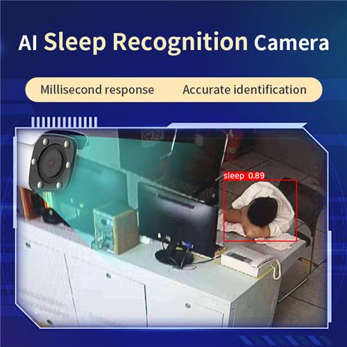 AI personnel Sleep on sentry duty recognize camera