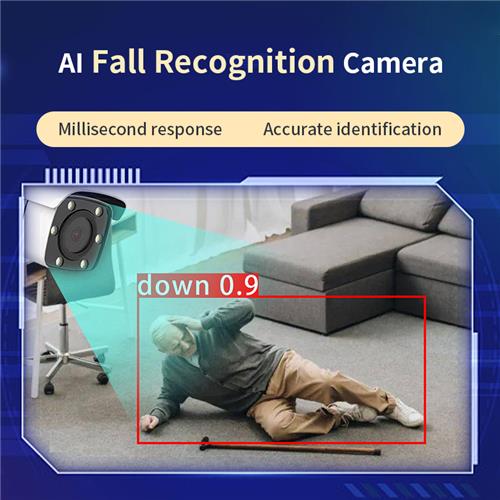 AI fall recognition camera