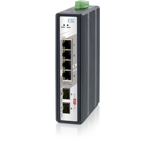 工業級 GbE PoE 交換機 - IGS-402CS-4PH24