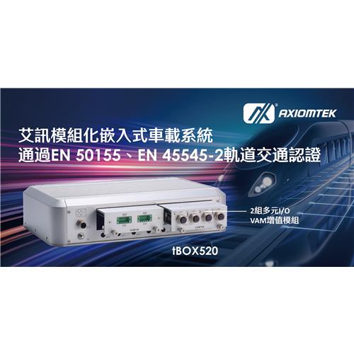 模組化嵌入式車載系統tBOX520