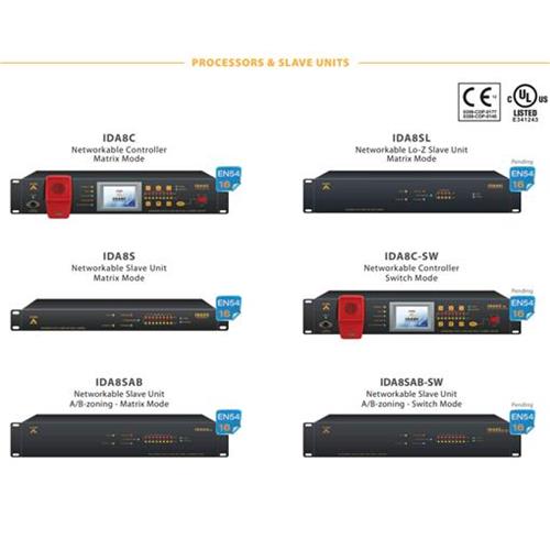 全數位DSP緊急廣播/自動語音疏散系統(IDA8)